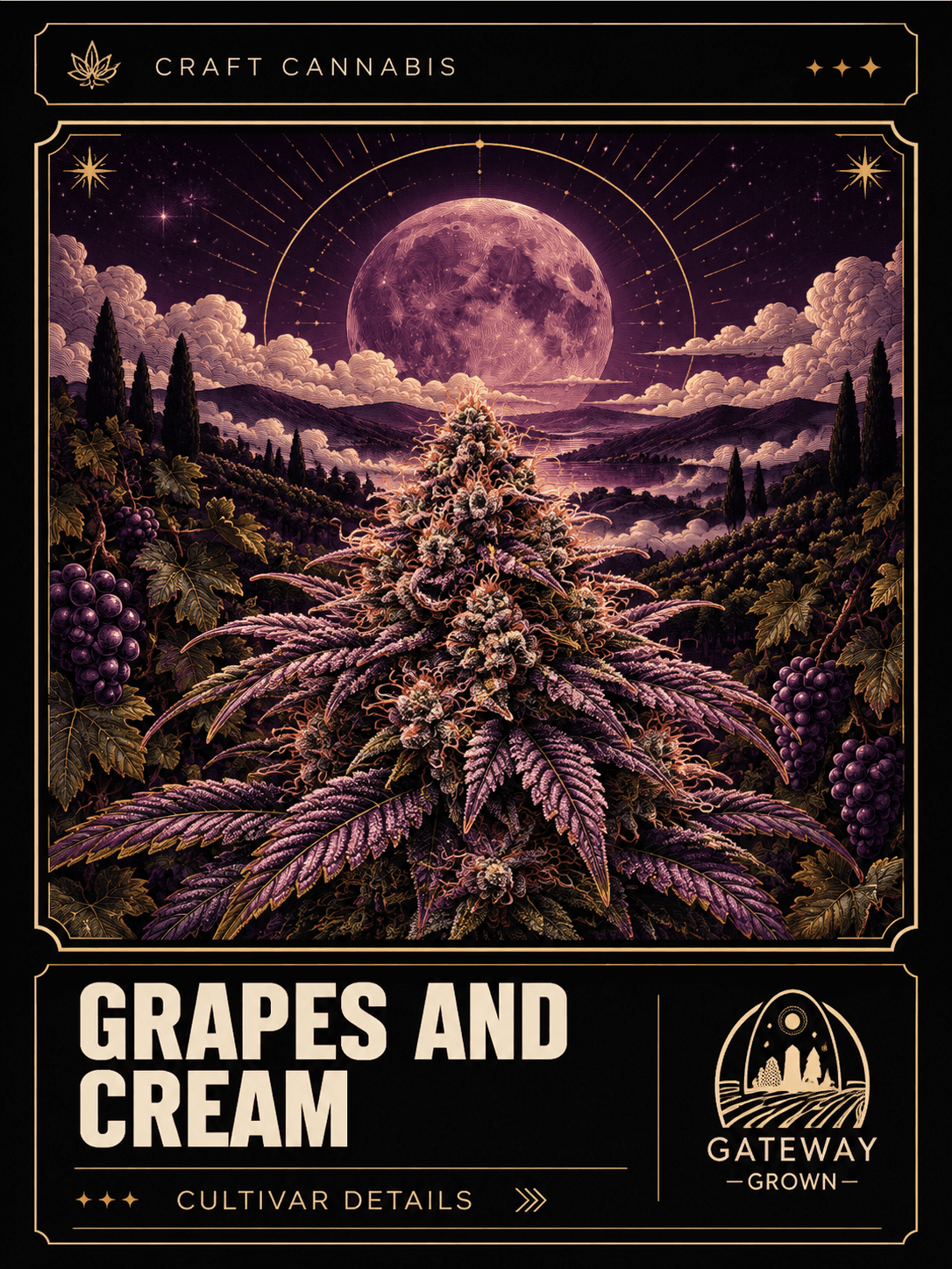 Grapes and Cream cultivar artwork