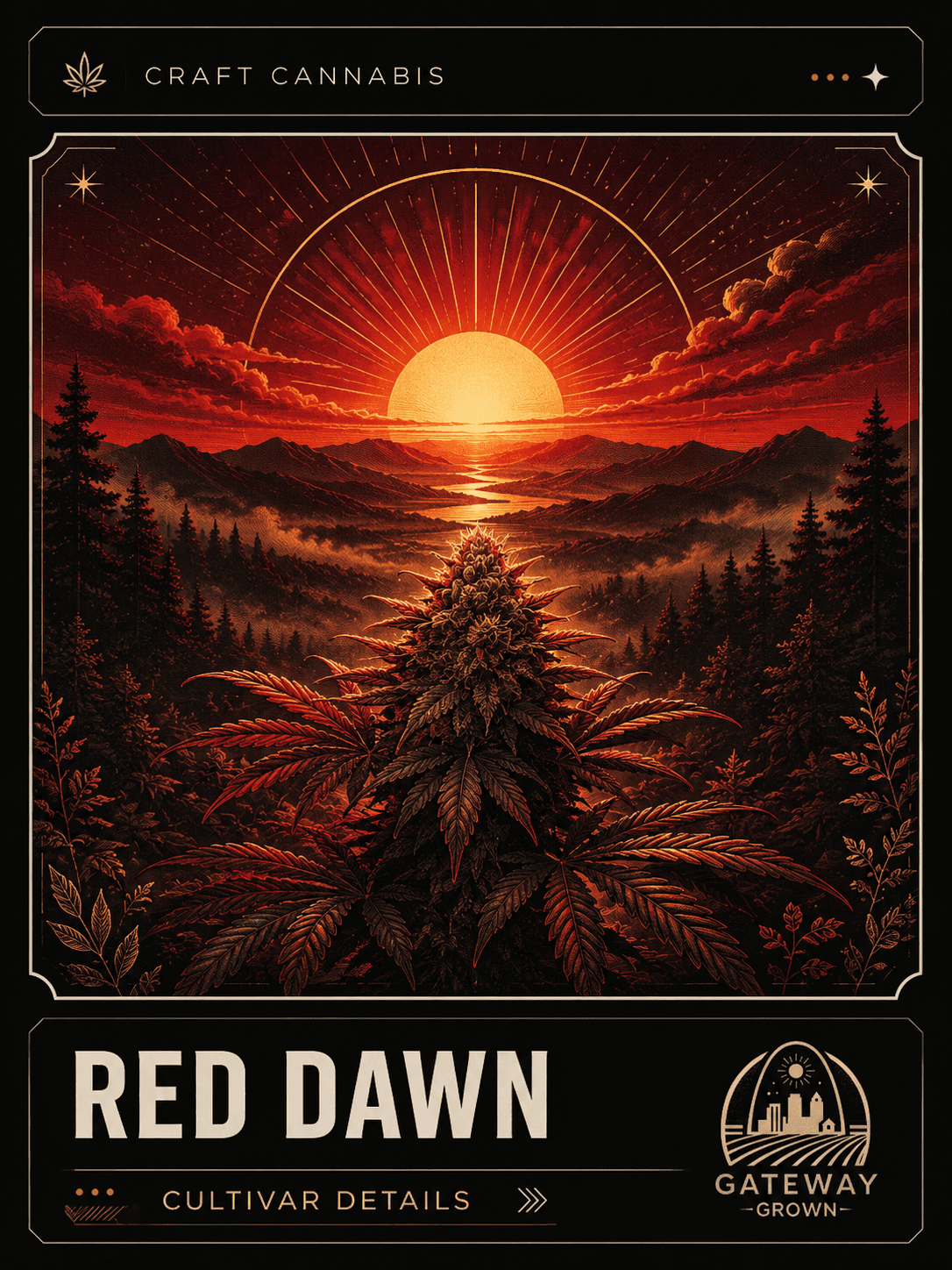 Red Dawn cultivar artwork