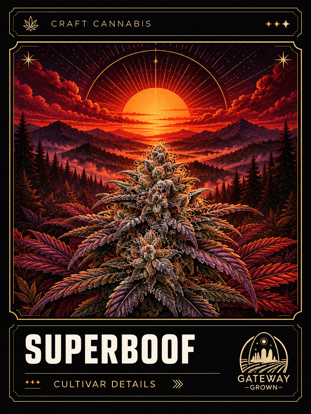 Superboof cultivar artwork